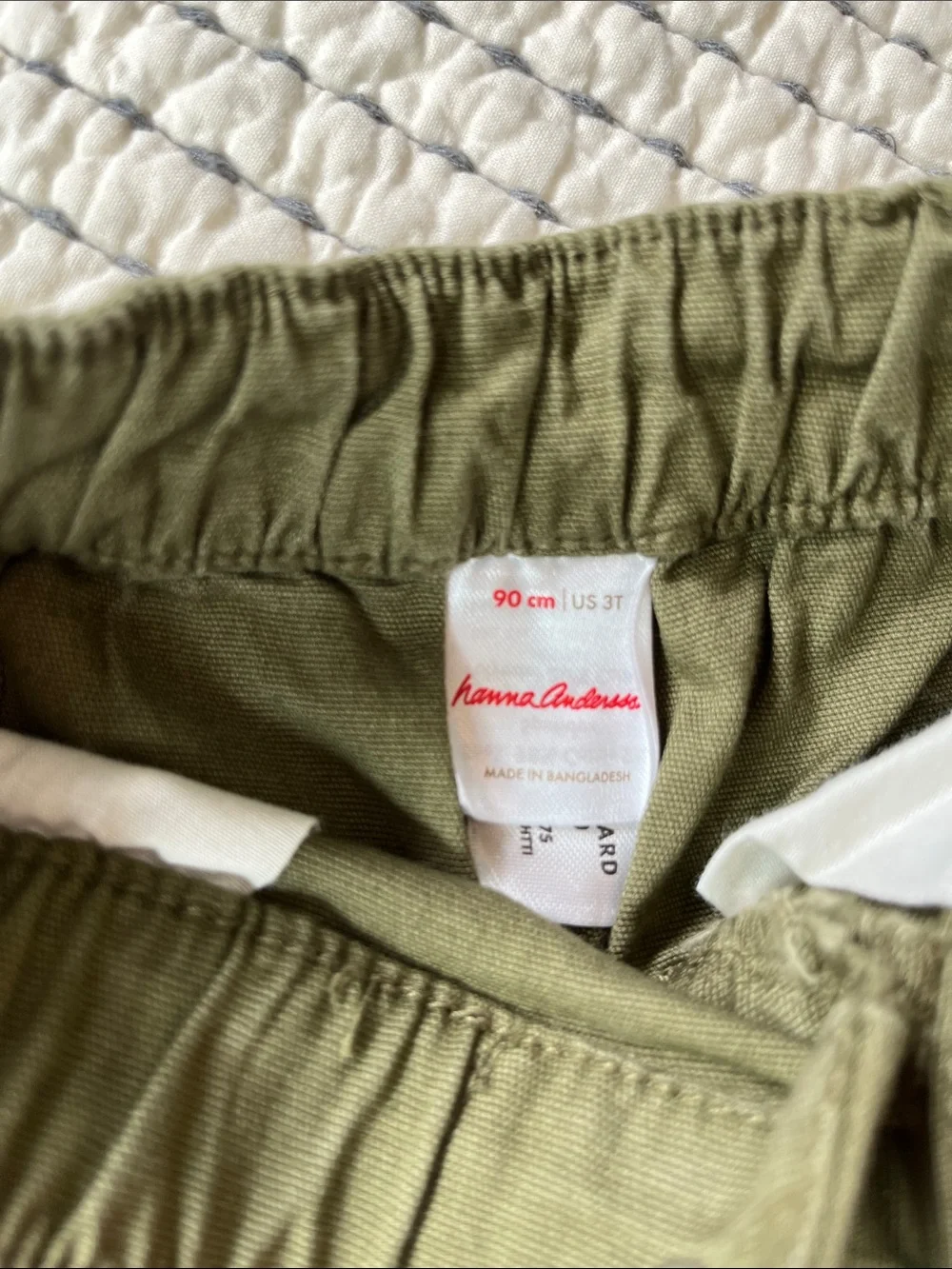 Hanna Andersson Loose Fit Canvas Carpenter Pants - NWOT